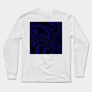 Blue paint drip Long Sleeve T-Shirt